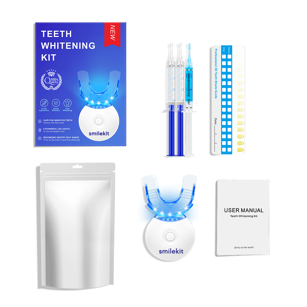 Teeth Whitening Cream - Teeth Whitening Kit - 5X LED