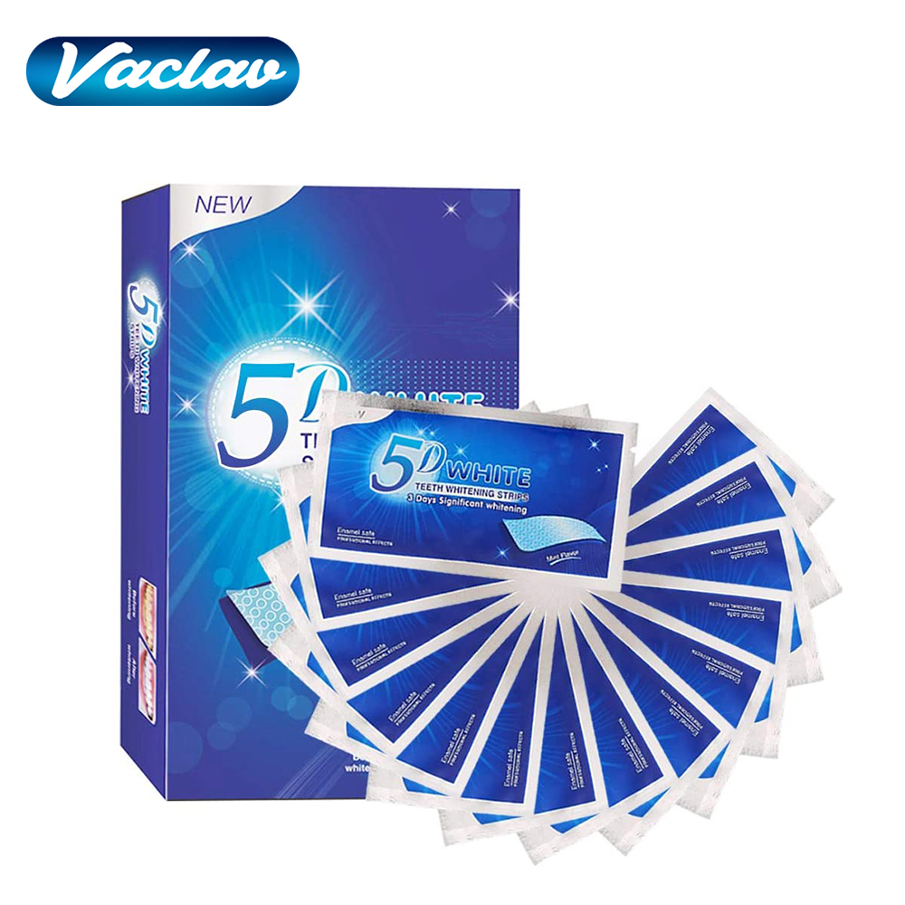 Teeth Whitening Before And After - 5D White Teeth Whitening Strip Whitening