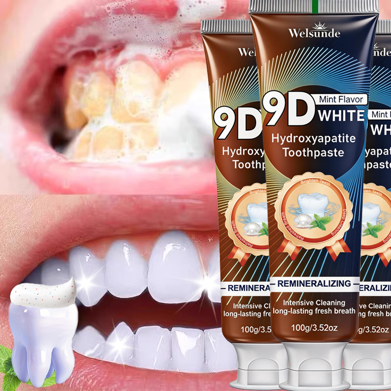 9D WHITE Mint Flavor Hydroxyap - Remineralizing Toothpaste 评论和价格