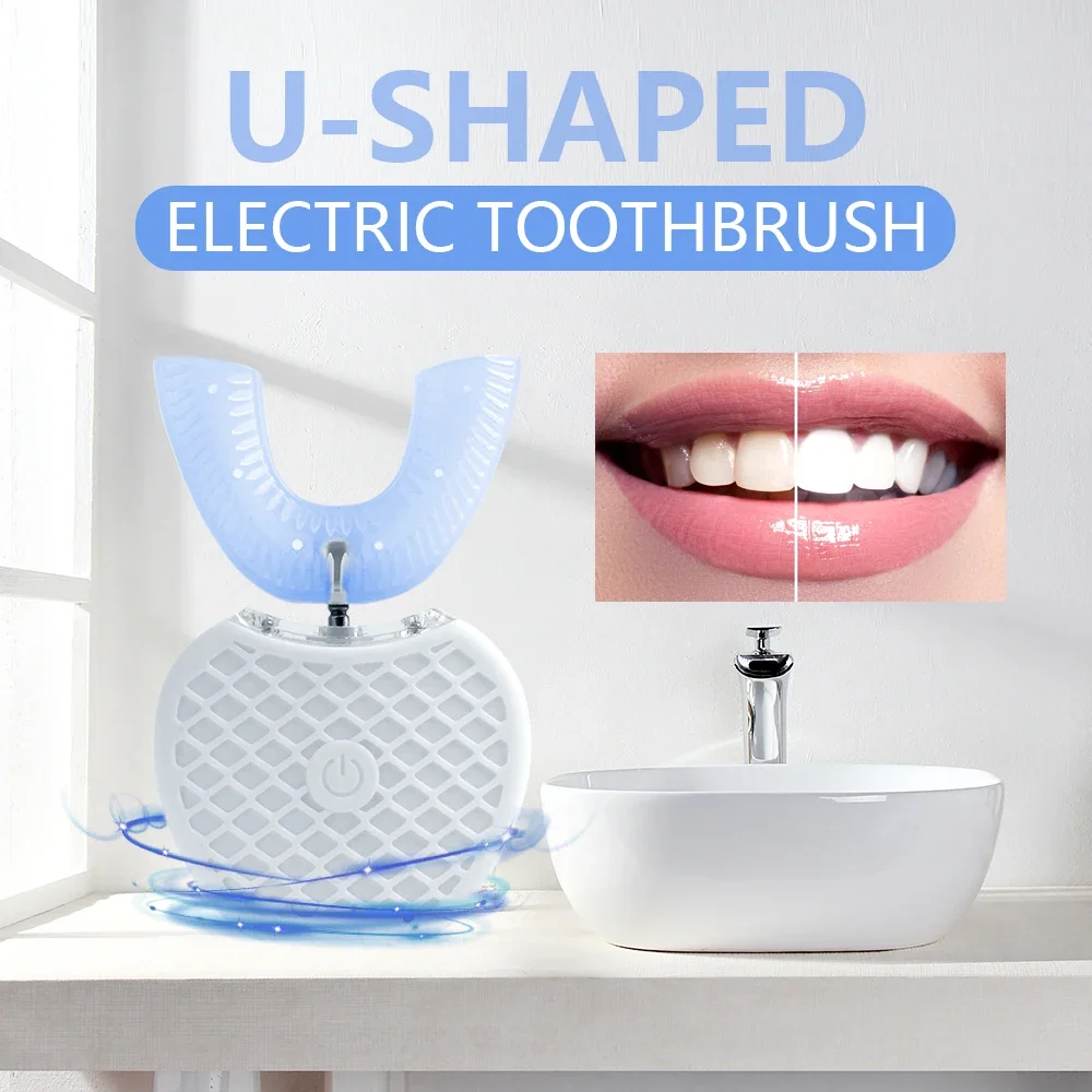 Ultrasonic Electric Toothbrush - Teeth Whitening With Blue Light 评论和价格