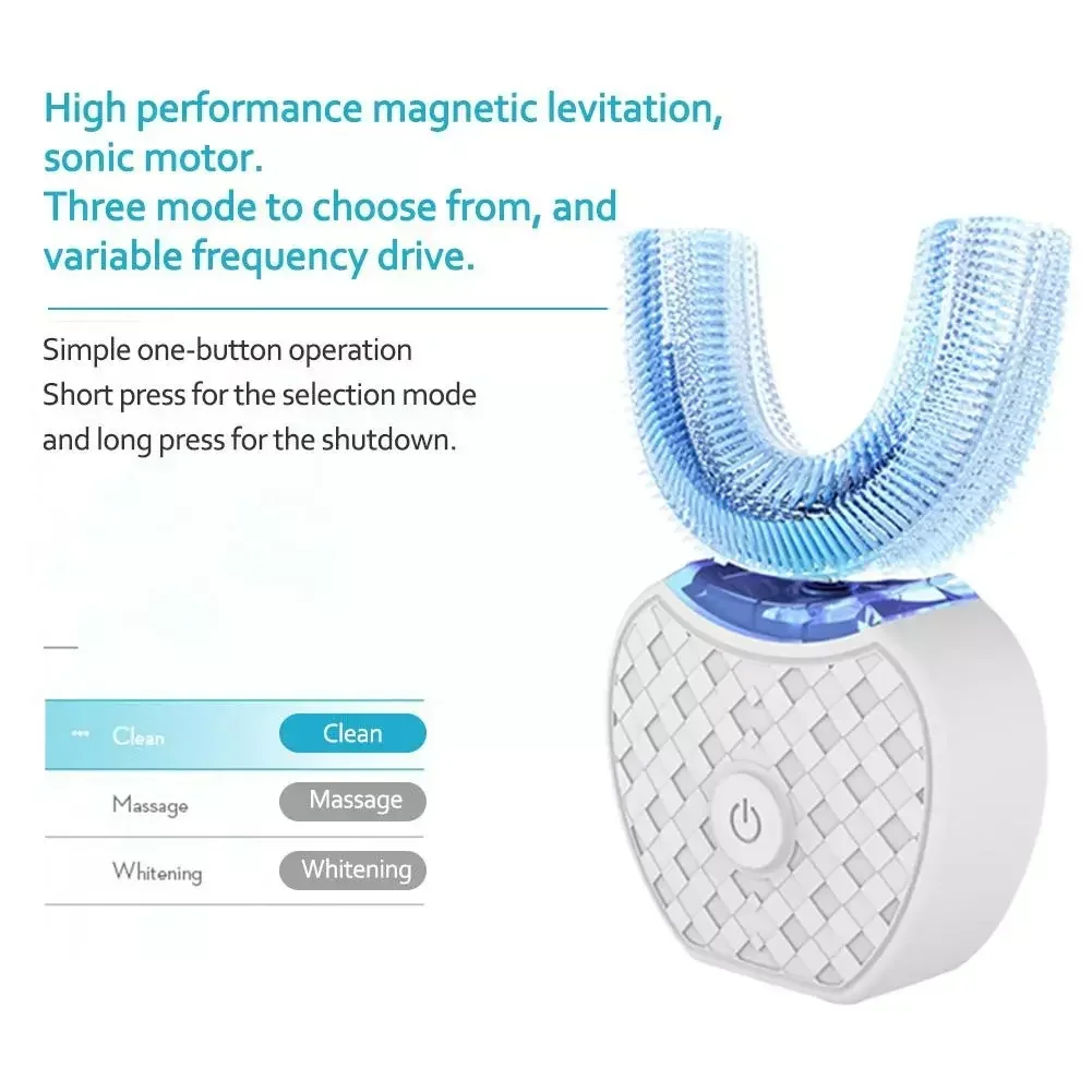 Ultrasonic Electric Toothbrush - Teeth Whitening With Blue Light 评论和价格