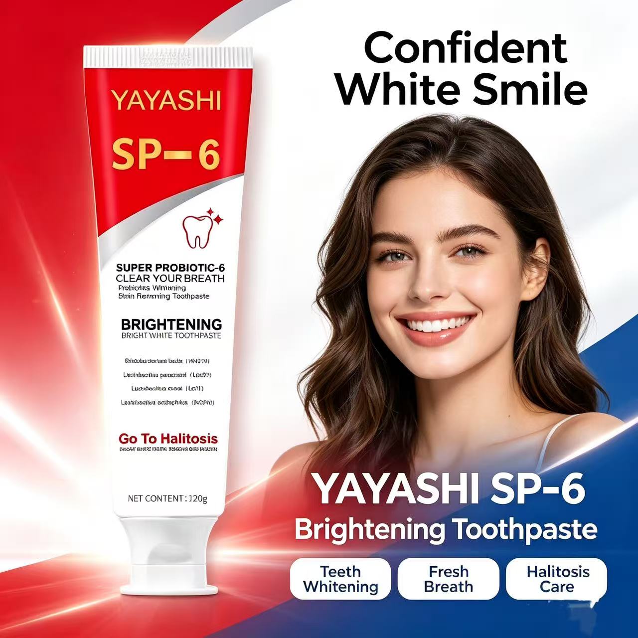 Sp-6 Probiotic Toothpaste Brig - Teeth Whitening Cream 评论和价格