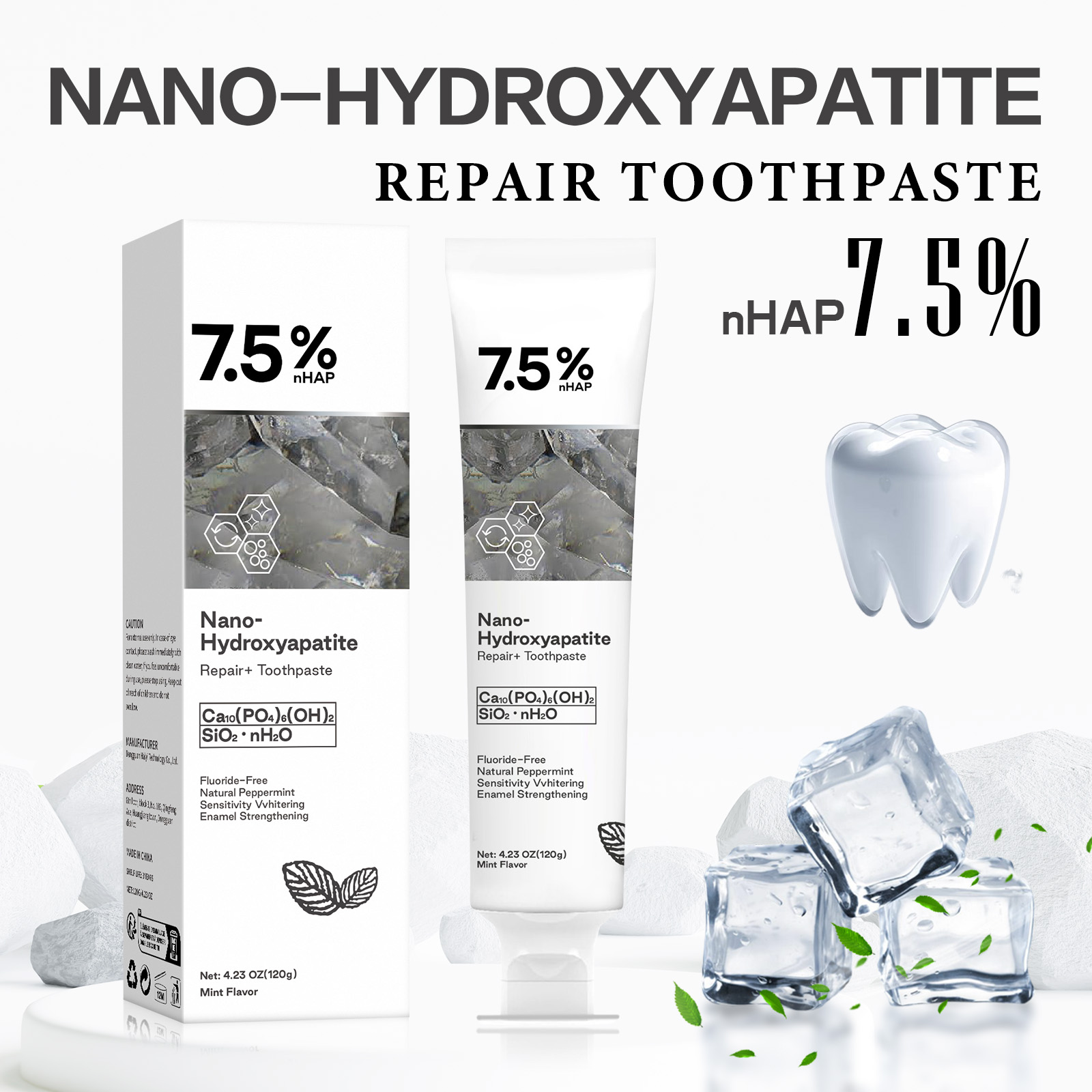 Nano Hydroxyapatite Toothpaste - Remineralizing Toothpaste 评论和价格