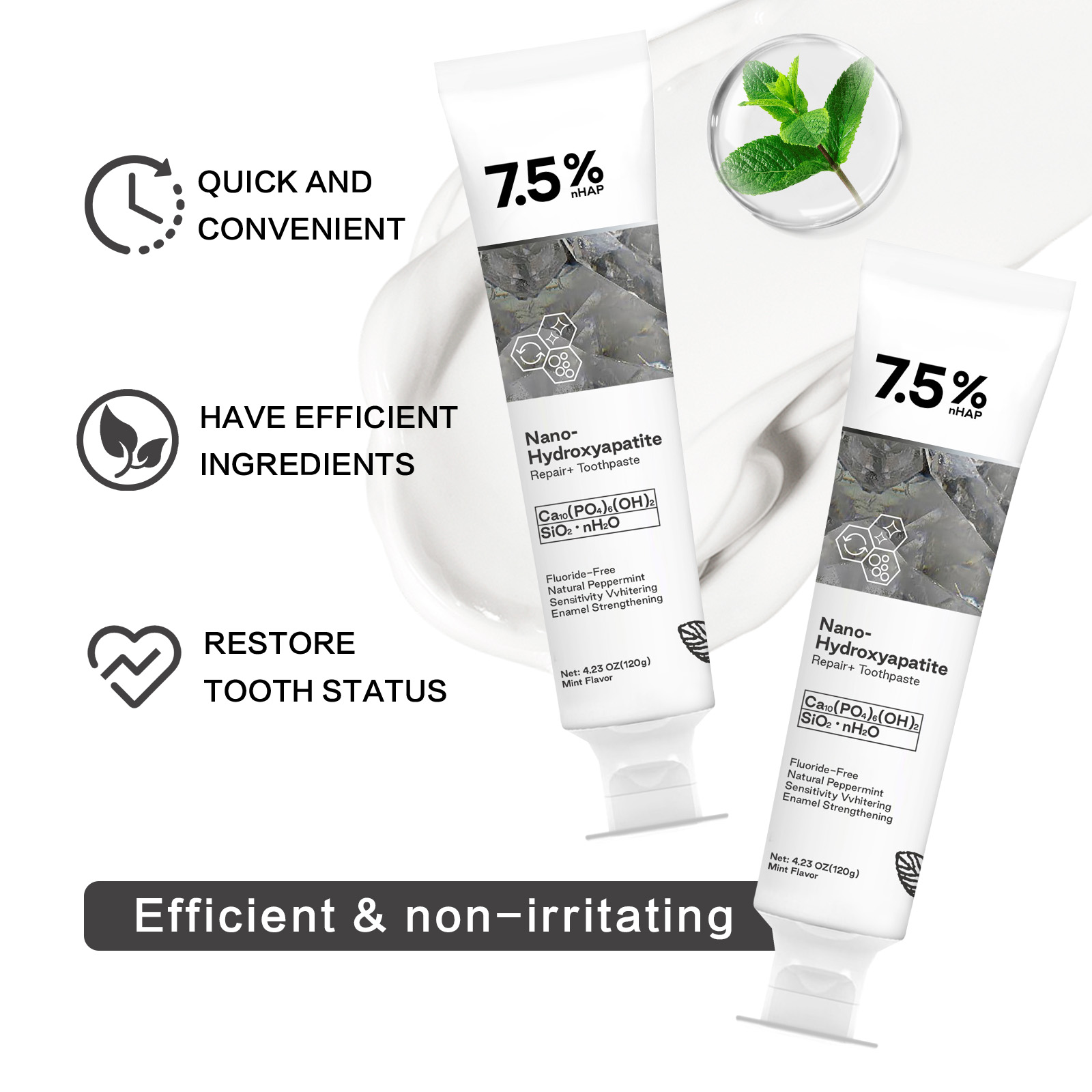 Nano Hydroxyapatite Toothpaste - Remineralizing Toothpaste 评论和价格