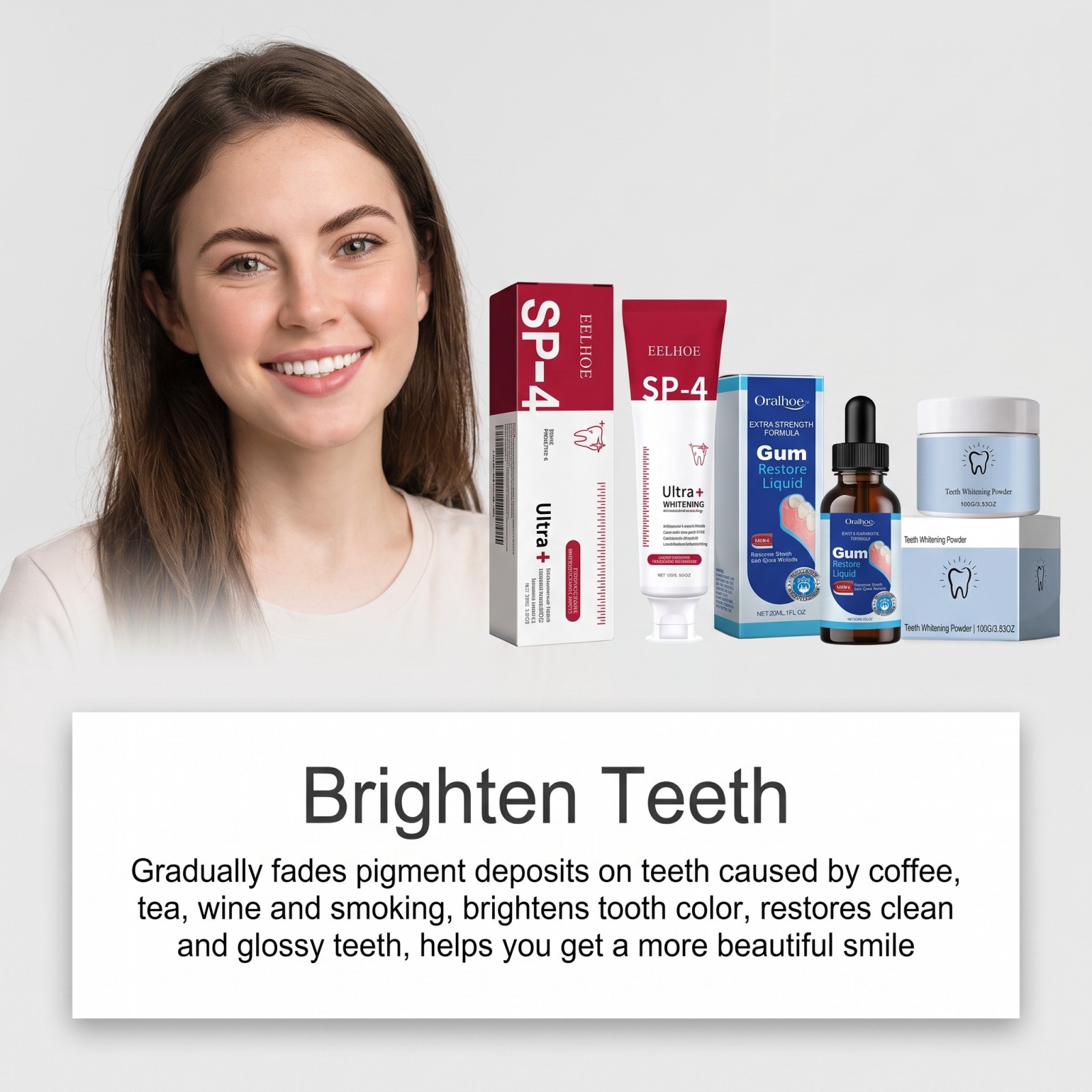 Oral Care Combo Set Whitening  - Teeth Whitening Before And After 评论和价格