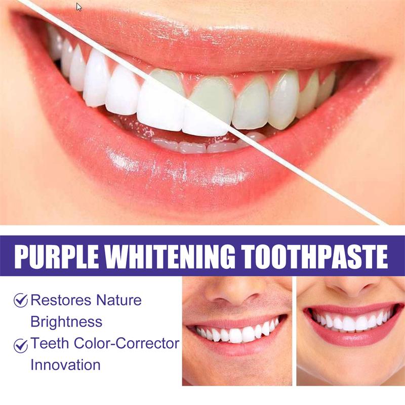 9D Purple Teeth Whitening Toot - Teeth Whitening Cream 评论和价格