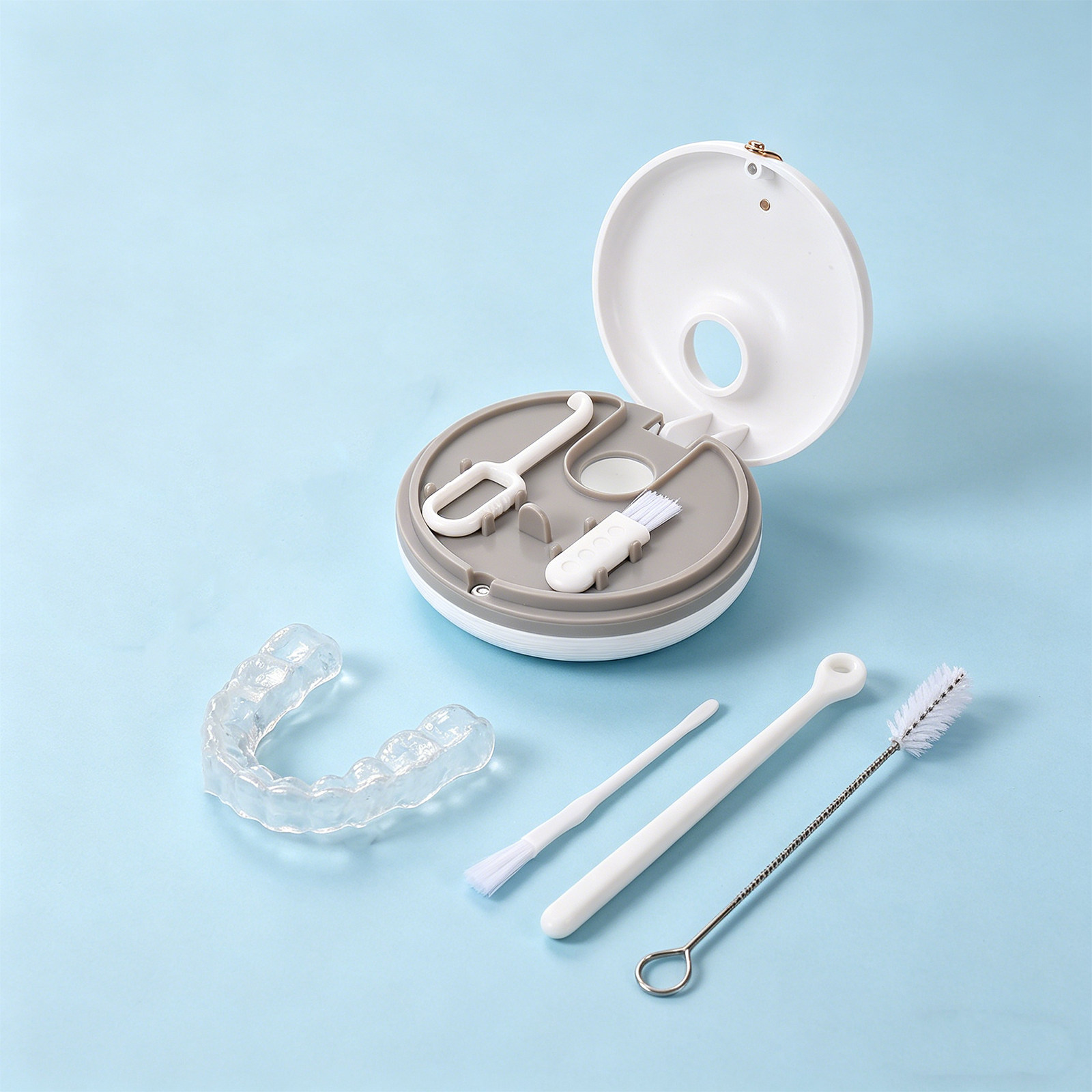 1 Unit Clear Retainer Case wit - Dental Guard Night 评论和价格