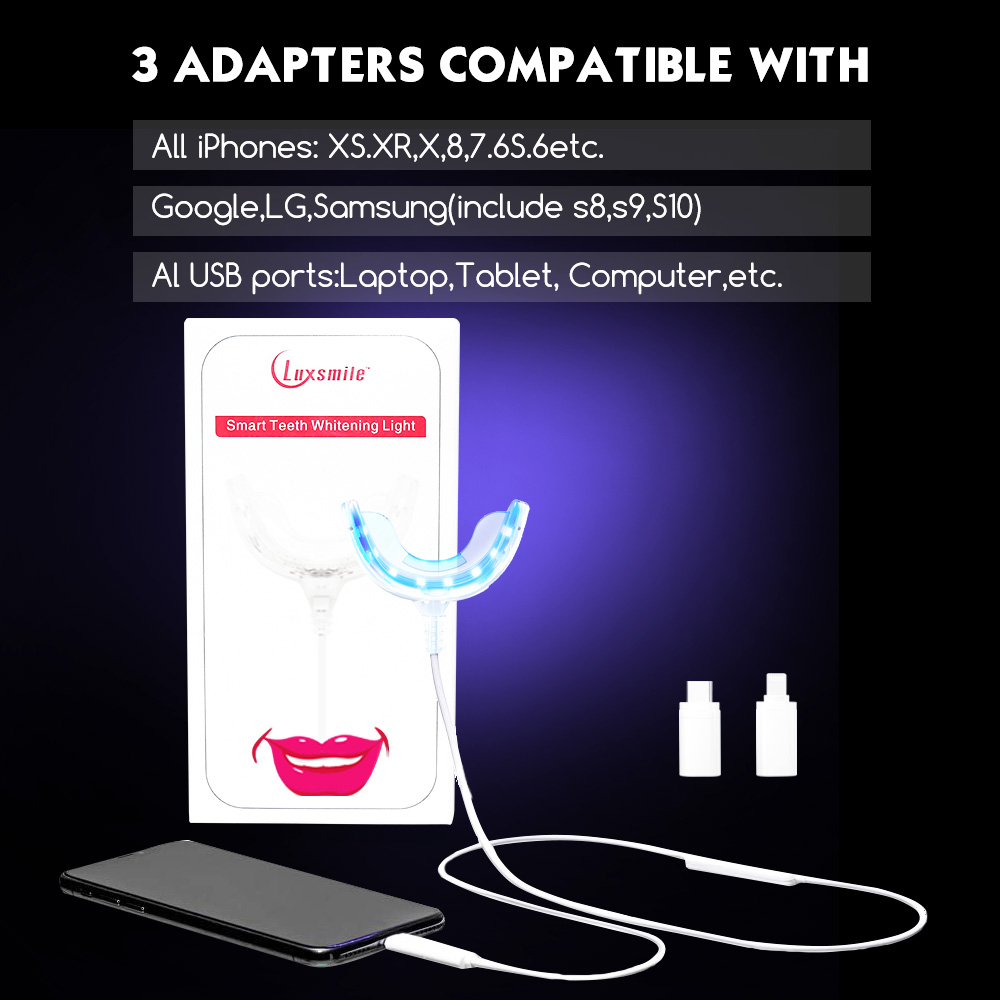Luxsmile Smart LED Teeth White - Teeth Whitening With Blue Light 评论和价格