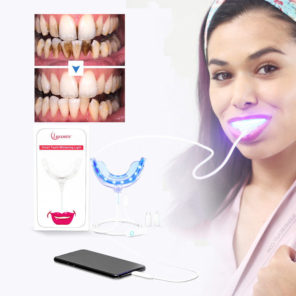 Luxsmile Smart LED Teeth White - Teeth Whitening With Blue Light 评论和价格