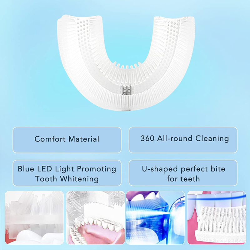 U-Shaped Rechargeable Light Qu - Teeth Whitening Kit With Light 评论和价格