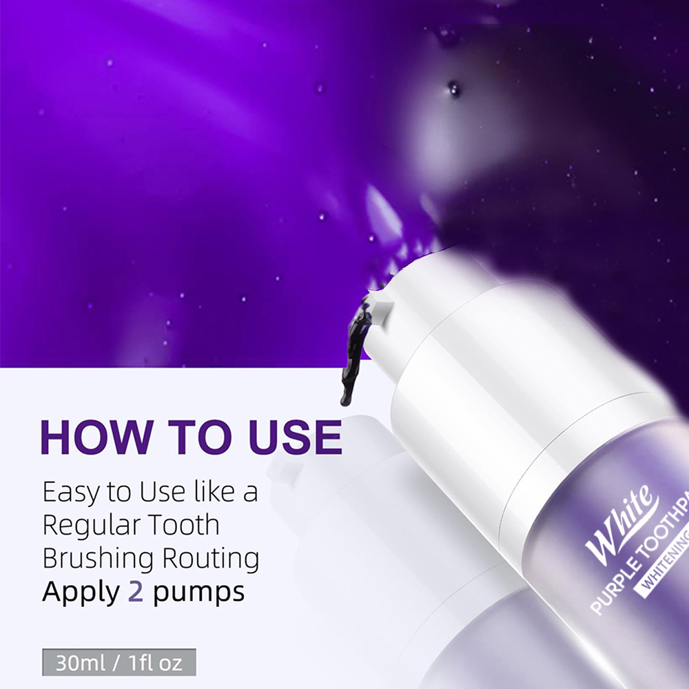 Purple Whitening Toothpaste 30 - Teeth Whitening Cream 评论和价格