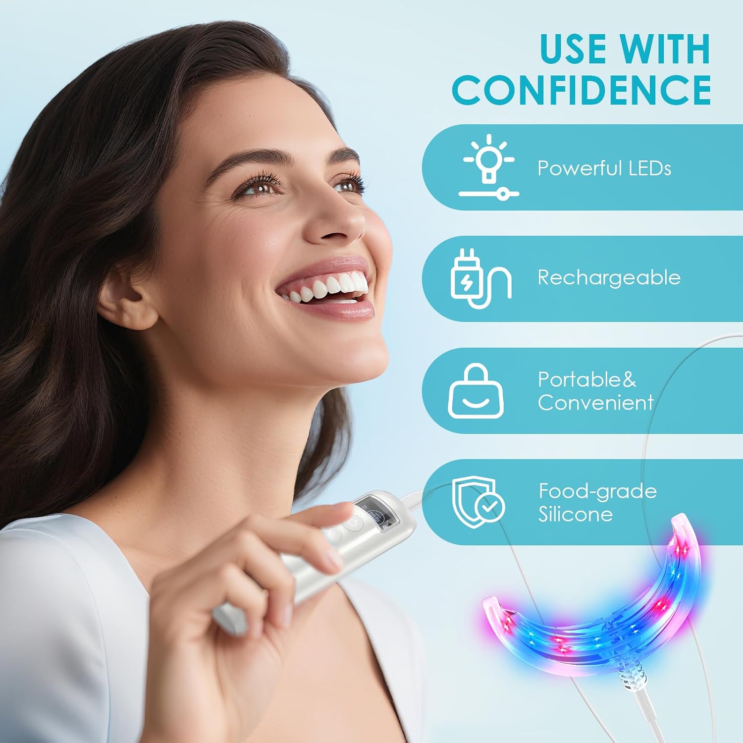 Teeth Whitening Accelerator 16 - Teeth Whitening With Blue Light 评论和价格