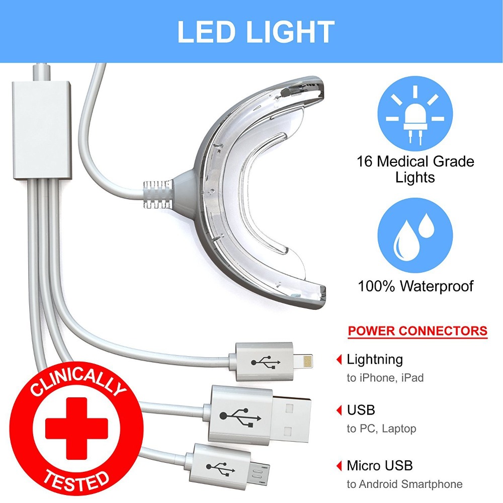 3 In1 Teeth Whitening Lamp 16  - Teeth Whitening With Blue Light 评论和价格