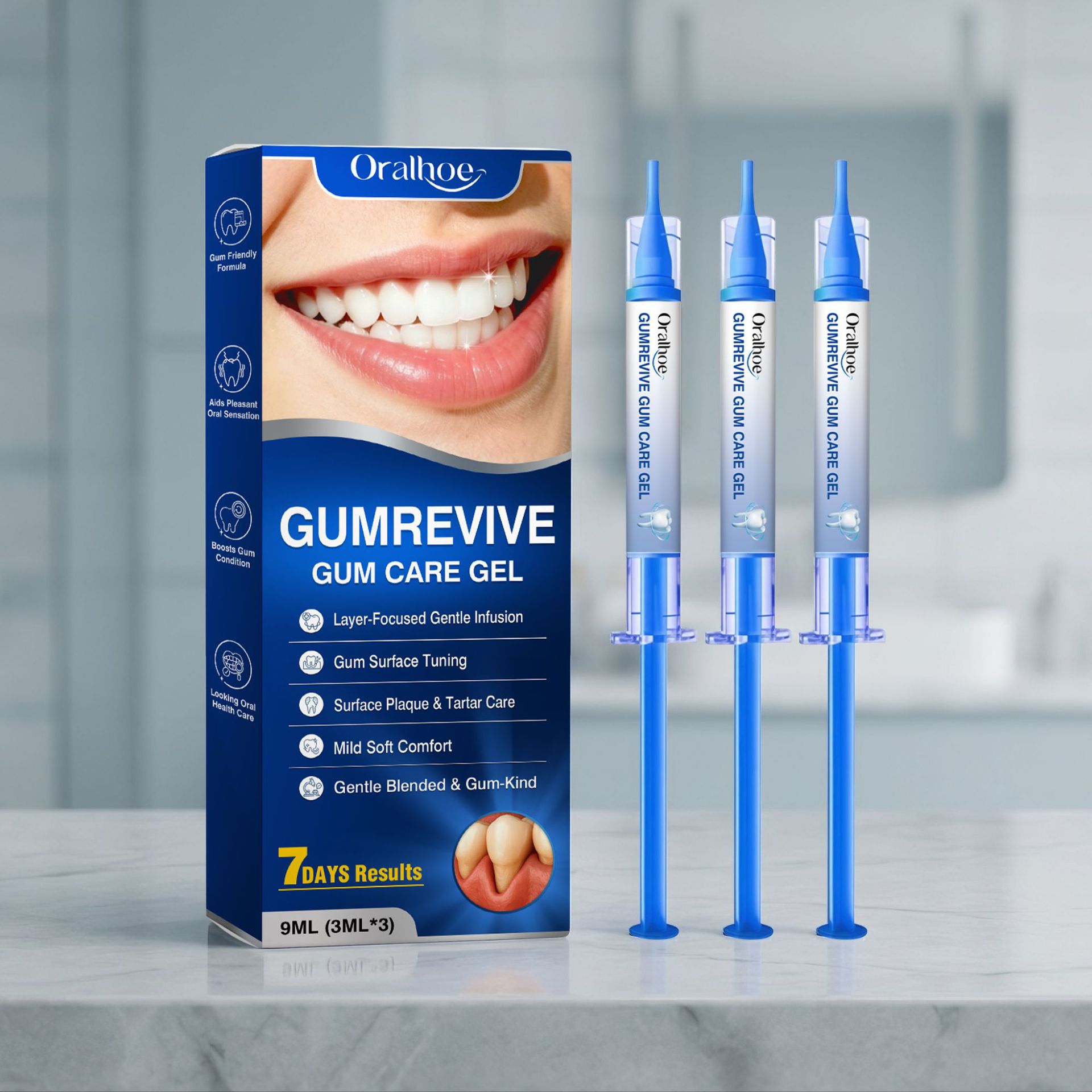 Oral Care Gel 3Pcs Gum Cleanin - Teeth Whitening Before And After 评论和价格