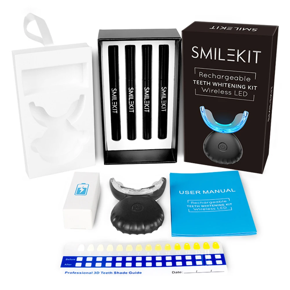 Dental Teeth Whitening Kit Min - Teeth Whitening With Blue Light 评论和价格