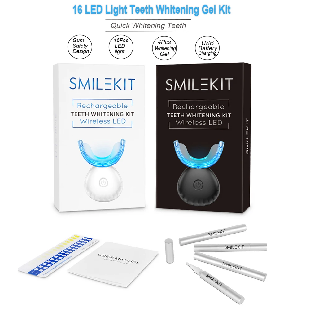 Dental Teeth Whitening Kit Min - Teeth Whitening With Blue Light 评论和价格