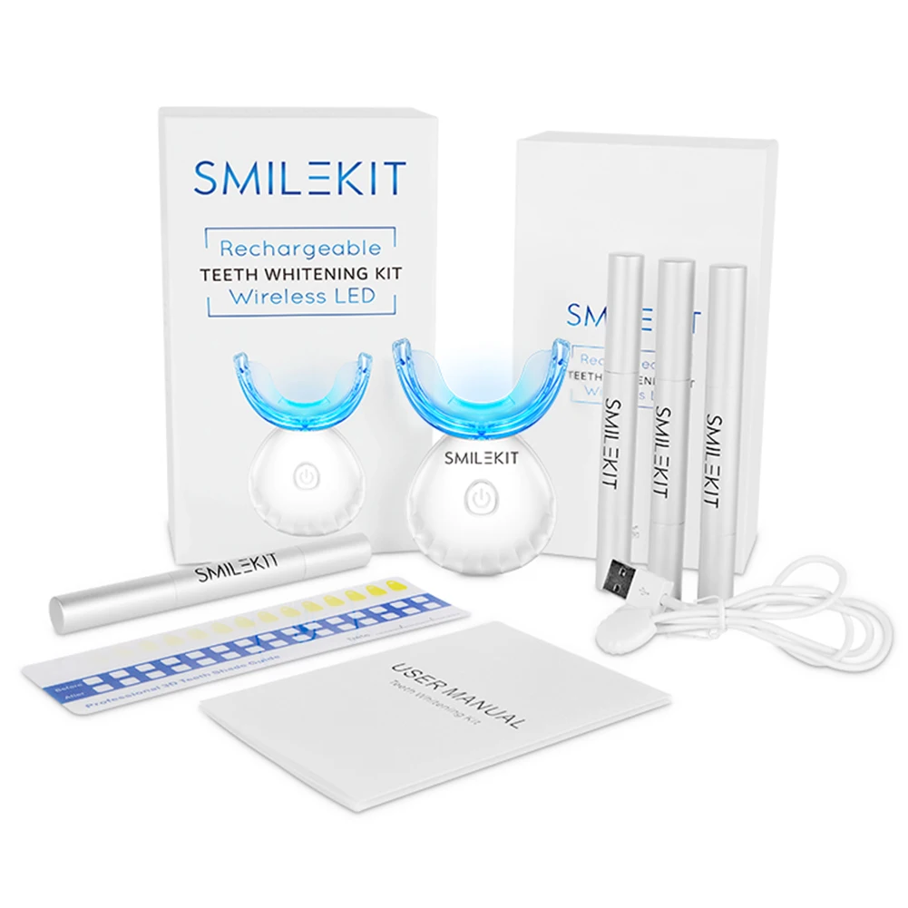 Dental Teeth Whitening Kit Min - Teeth Whitening With Blue Light 评论和价格