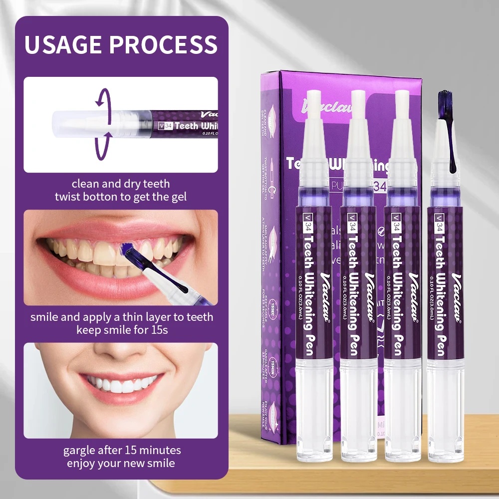 Vaclav V34 Purple teeth whiten - Teeth Whitening Before And After 评论和价格